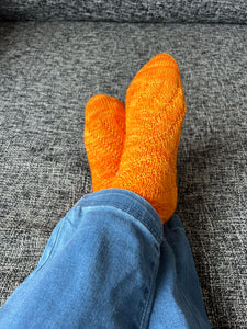 Freebie Chicken Socks No.1 - Anleitung zum Socken stricken!