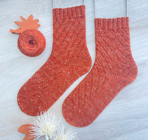 Freebie Chicken Socks No.1 - Anleitung zum Socken stricken!