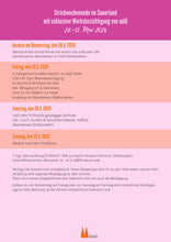 Laden Sie das Bild in den Galerie-Viewer, Strickwochenende im Sauerland: Auszeit im Mai 2026