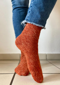 Freebie Chicken Socks No.1 - Anleitung zum Socken stricken!