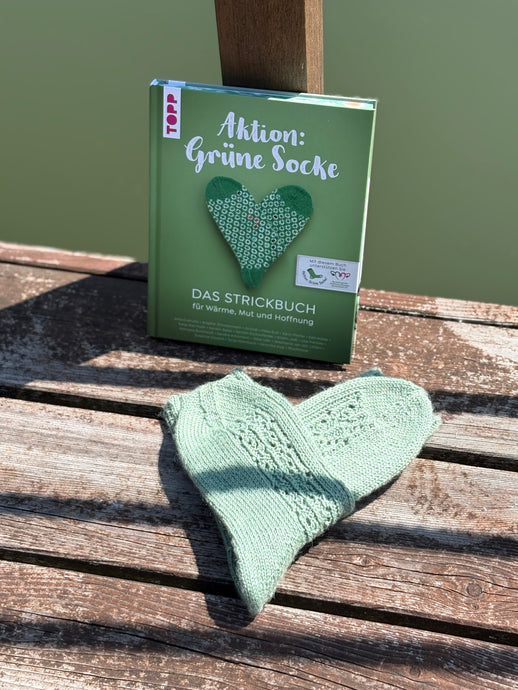 Buch zur Aktion grüne Socke