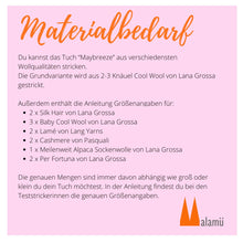 Laden Sie das Bild in den Galerie-Viewer, Maybreeze Tuch - Strickanleitung