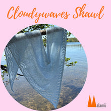 Laden Sie das Bild in den Galerie-Viewer, Cloudywaves Shawl - Strickanleitung