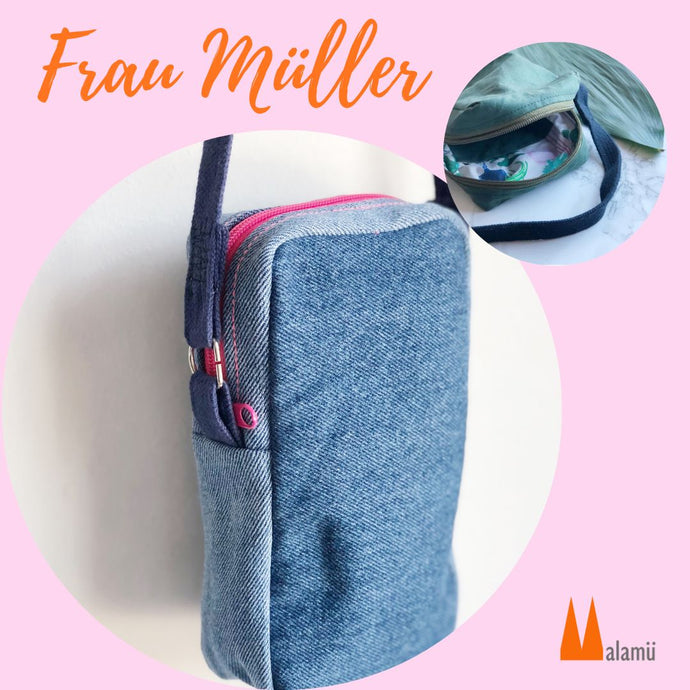 Frau Müller, die kleine Ausgehtasche