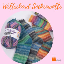 Laden Sie das Bild in den Galerie-Viewer, Woolly Hugs Weltrekord Sockenwolle 4-fach